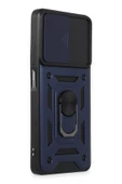 Nevarium Xiaomi Redmi Note 12 Pro 5G Uyumlu Kılıf Pars Lens Sürgülü Yüzüklü Standlı Korumalı Kılıf - 3