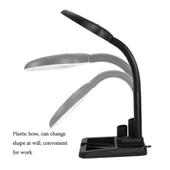 Esnek 5x /10x,40 Led Işıklı Büyüteç ,lamba  Büyüteç Okuma, Çalışma Lehim Masa Lambası A808 - 5