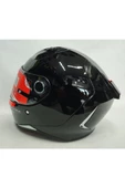 Kask Revenge 2 Solıd A11 Gloss Black Şeffaf Vizörlü 14b - 1