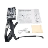 Şarjlı Gözlük Büyüteç  4 Farklı Lens 11537dc - 7