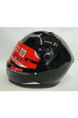 Kask Revenge 2 Solıd A11 Gloss Black Şeffaf Vizörlü 14b - 2