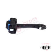 VW Jetta MK6 A6 5C6 1B 162 163 AV3 AV2 2010-2018 5C6839249 İçin Arka Sağ veya Sol Kapı Gergisi thumbnail 2