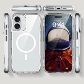 Apple iPhone 16 Kılıf Zore M-safe Şarj Özellikli T-Max M-safe Kapak - 2