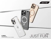 Youngkit Apple iPhone 16 Pro Kılıf Magsafe Şarj Özellikli Çıkarılabilir Arka Yüzeyli Youngkit Mecha Kapak thumbnail 3