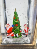 Işıklı ve Müzikli Kar Küresi Dönen Noel Baba - 3