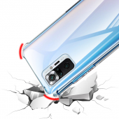 Xiaomi Redmi Note 10 Pro Kılıf Köşeleri Airbagli Anti Şok Şeffaf Zırh - 4
