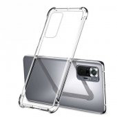 Xiaomi Redmi Note 10 Pro Kılıf Köşeleri Airbagli Anti Şok Şeffaf Zırh - 6