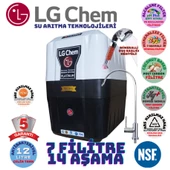 LG Chem PLATİNUM BEYAZ SİYAH 12 LİTRE 7 FİLTRE 14 AŞAMA SU ARITMA CİHAZI thumbnail 1