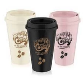 Qlux L-00751 Coffee Cup, 450 ml Capacity thumbnail 1