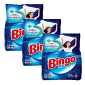 Bingo Ultra Beyaz Toz Çamaşır Deterjanı 1,5 kg x 3 Adet - 1