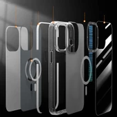Youngkit Apple iPhone 14 Pro Max Kılıf Magsafe Şarj Özellikli Youngkit Pure Serisi Kapak - 4