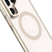 Youngkit Galaxy S24 Ultra Kılıf Magsafe Şarj Özellikli Sararma Önleyici Youngkit Crystal Grid Kapak thumbnail 5