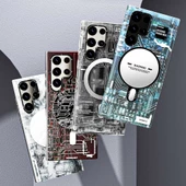 Youngkit Galaxy S23 Ultra Kılıf Magsafe Şarj Özellikli YoungKit Technology Serisi Kapak thumbnail 6