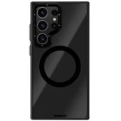 Youngkit Galaxy S24 Ultra Kılıf Magsafe Şarj Özellikli Sararma Önleyici Youngkit Crystal Grid Kapak thumbnail 12