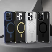 Youngkit Apple iPhone 15 Pro Max Kılıf Magsafe Şarj Özellikli Youngkit Rock Sand Serisi Kapak thumbnail 4