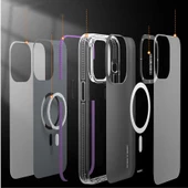 Youngkit Apple iPhone 12 Pro Max Kılıf Magsafe Şarj Özellikli Youngkit Jane Sand Serisi Kapak thumbnail 4