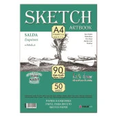 Salda Bloknot Sketch Tutkallı A4 90 Gr 50 SY 821510 - 1