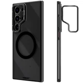 Youngkit Galaxy S24 Ultra Kılıf Magsafe Şarj Özellikli Sararma Önleyici Youngkit Crystal Grid Kapak thumbnail 4