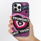 Youngkit Apple iPhone 15 Pro Max Kılıf Magsafe Şarj Özellikli Airbagli Çift Katmanlı Youngkit Flipped Serisi Kapak thumbnail 5