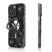 Youngkit Apple iPhone 16 Pro Max Kılıf Magsafe Şarj Özellikli Youngkit 360° Standlı Starship Serisi Kapak thumbnail 1