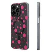 Youngkit Apple iPhone 15 Pro Max Kılıf Magsafe Şarj Özellikli Polka Dot Desenli Youngkit Spots Serisi Kapak thumbnail 1
