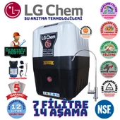 LG Chem PLATİNUM BEYAZ SİYAH 12 LİTRE 7 FİLTRE 14 AŞAMA SU ARITMA CİHAZI thumbnail 1