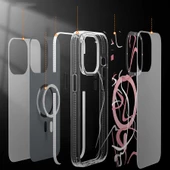 Youngkit Apple iPhone 14 Plus Kılıf Magsafe Şarj Özellikli Youngkit Water-Ink Serisi Kapak thumbnail 4