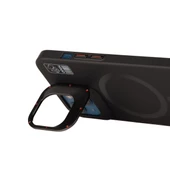 Youngkit Apple iPhone 13 Kılıf Magsafe Şarj Özellikli Standlı YoungKit Hermit Bracket Serisi Kapak thumbnail 7