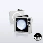 Youngkit Galaxy Z Flip 6 Kılıf Magsafe Şarj Özellikli Şeffaf Youngkit Crystal Shield Serisi Kapak - 5