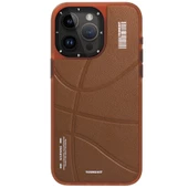 Youngkit Apple iPhone 15 Pro Max Kılıf Magsafe Şarj Özellikli Youngkit Backboard Serisi Leather Kapak thumbnail 2