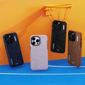 Youngkit Apple iPhone 15 Pro Max Kılıf Magsafe Şarj Özellikli Youngkit Backboard Serisi Leather Kapak thumbnail 5