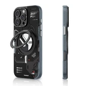 Youngkit Apple iPhone 16 Pro Kılıf Magsafe Şarj Özellikli Youngkit 360° Standlı Starship Serisi Kapak thumbnail 8