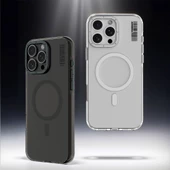 Youngkit Apple iPhone 16 Pro Max Kılıf Magsafe Şarj Özellikli Şeffaf Youngkit Crystal Shield Serisi Kapak thumbnail 12