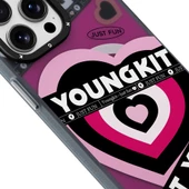 Youngkit Apple iPhone 15 Pro Max Kılıf Magsafe Şarj Özellikli Airbagli Çift Katmanlı Youngkit Flipped Serisi Kapak thumbnail 4