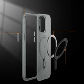Youngkit Apple iPhone 14 Pro Kılıf Magsafe Şarj Özellikli Youngkit Rock Serisi Kapak thumbnail 4