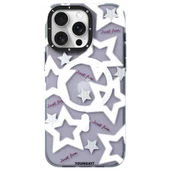 Youngkit Apple iPhone 15 Pro Max Kılıf Magsafe Şarj Özellikli Airbagli Çift Katmanlı Youngkit Star&Butterfly Serisi Kapak thumbnail 2