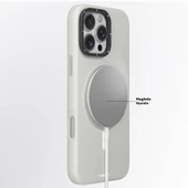 Youngkit Apple iPhone 16 Pro Kılıf Magsafe Şarj Özellikli Kamera Standlı Youngkit Bitty Cream Kapak thumbnail 8