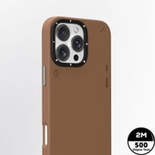 Youngkit Apple iPhone 16 Pro Max Kılıf Magsafe Şarj Özellikli Basit Mat Deri Desenli Youngkit Tech Fashion Serisi Kapak thumbnail 5