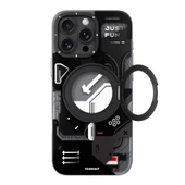 Youngkit Apple iPhone 16 Pro Kılıf Magsafe Şarj Özellikli Youngkit 360° Standlı Starship Serisi Kapak thumbnail 12