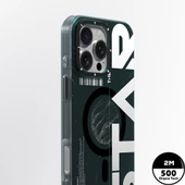 Youngkit Apple iPhone 16 Pro Max Kılıf Magsafe Şarj Özellikli Airbagli Hologram Tasarımlı Youngkit Interstellar Serisi Kapak thumbnail 9