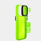 Youngkit Apple iPhone 15 Pro Max Kılıf Şeffaf Renkli Tasarım YoungKit Fluorite Serisi Kapak - 11