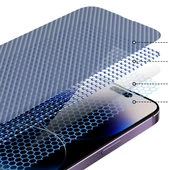 Youngkit Apple iPhone 14 Pro Max Youngkit Antistatik Ve Antidust Kolay Uygulama Aparatlı Cam Ekran Koruyucu - 6