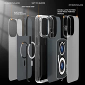 Youngkit Apple iPhone 14 Pro Kılıf Magsafe Şarj Özellikli Lens Figürlü YoungKit Art Film Serisi Kapak thumbnail 7