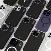 Youngkit Apple iPhone 14 Pro Max Kılıf Magsafe Şarj Özellikli YoungKit 600D Kevlar Kapak thumbnail 5