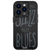 Youngkit Apple iPhone 14 Pro Kılıf Şeffaf Renkli Yazı Temalı Tasarım YoungKit Jazz Serisi Kapak - 7