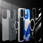 Youngkit Apple iPhone 13 Pro Max Kılıf Magsafe Şarj Özellikli YoungKit Metaverse Serisi Kapak thumbnail 8