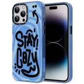 Youngkit Apple iPhone 14 Pro Kılıf Mutlu Mod Figürlü YoungKit Happy Mood Serisi Kapak - 1