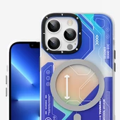 Youngkit Apple iPhone 13 Pro Kılıf Magsafe Şarj Özellikli YoungKit Metaverse Serisi Kapak thumbnail 3