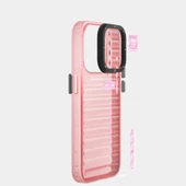 Youngkit Apple iPhone 15 Pro Max Kılıf Şeffaf Renkli Tasarım YoungKit Fluorite Serisi Kapak - 10