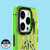 Youngkit Apple iPhone 14 Pro Max Kılıf Şeffaf Renkli Yazı Temalı Tasarım YoungKit Jazz Serisi Kapak - 4